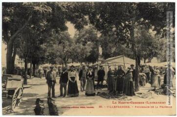 1 vue La Haute-Garonne (Lauragais). 99. Villefranche : promenade de la Pradelle. - Toulouse : phototypie Labouche frères, marque LF au verso, [1911]. - Carte postale