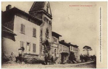 2 vues Clermont (Hte-Garonne). - Toulouse : phototypie Labouche frères, marque LF au verso, [1922]. - Carte postale