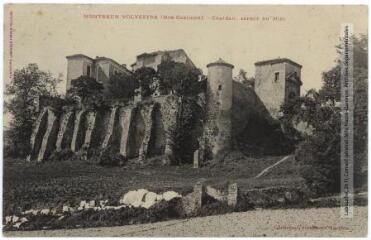 1 vue Montbrun-Volvestre (Hte-Garonne) : château, aspect du Midi. - Toulouse : phototypie Labouche frères, Coutanceau, buraliste à Montbrun, marque LF au verso, [1905]. - Carte postale