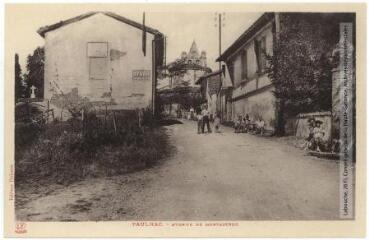 2 vues Paulhac : avenue de Montastruc. - Toulouse : phototypie Labouche frères, éditeur Delcous, marque LF, [1936]. - Carte postale