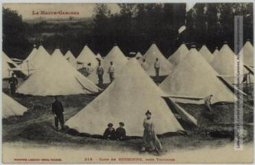2 vues La Haute-Garonne. 219. Camp de Bouconne, près Toulouse. - Toulouse : phototypie Labouche frères, marque LF au verso, [1905]. - Carte postale