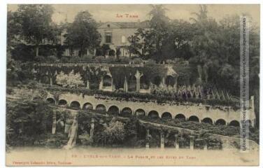 2 vues - Le Tarn. 63. L\'Isle-sur-Tarn [Lisle-sur-Tarn] : le palais et les rives du Tarn. - Toulouse : phototypie Labouche frères, [entre 1905 et 1937]. - Carte postale (ouvre la visionneuse)