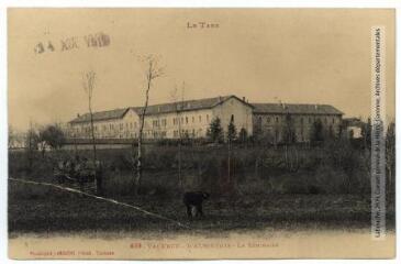 1 vue Le Tarn. 633. Valence-d'Albigeois : le séminaire. - Toulouse : phototypie Labouche frères, [entre 1905 et 1937], tampon d'édition du 14 août 1919. - Carte postale