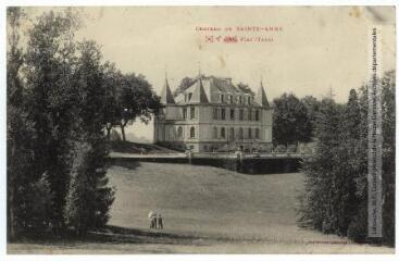 1 vue - Château de Sainte-Anne : Fiac (Tarn). - Toulouse : phototypie Labouche frères, [entre 1905 et 1937]. - Carte postale (ouvre la visionneuse)