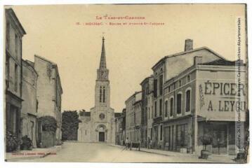 1 vue - Le Tarn-et-Garonne. 16. Moissac : église et avenue Saint-Jacques. - Toulouse : phototypie Labouche frères, [entre 1909 et 1925]. - Carte postale (ouvre la visionneuse)