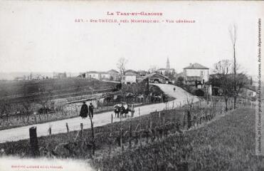 1 vue  - Le Tarn-et-Garonne. 527. Sainte-Thècle, près Montesquieu : vue générale. - Toulouse : phototypie Labouche frères, [entre 1905 et 1925]. - Carte postale (ouvre la visionneuse)