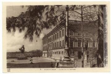 2 vues - 5. Montauban : place de la Bourse. - Toulouse : éditions Pyrénées-Océan, Labouche frères, marque Elfe, [entre 1937 et 1950]. - Carte postale (ouvre la visionneuse)