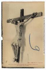 2 vues - Crucifijo gotico que se venera en la iglesia parroquial de la villa de Llivia. - Toulouse : phototypie Labouche frères, [entre 1918 et 1937]. - Carte postale (ouvre la visionneuse)