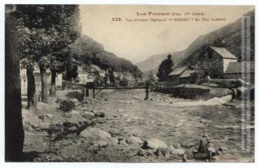 2 vues - Los Pirineos (Pyr. 1re série). 229. Val d\'Aran (Espana). Bosost [Bossost] : el rio Garona. - Toulouse : phototypie Labouche frères, [entre 1918 et 1937]. - Carte postale (ouvre la visionneuse)
