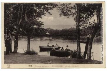 1 vue - Los Pirineos. 813. Cerdana espanola. Puigcerda : le lac. El lago. - Toulouse : phototypie Labouche frères, [entre 1930 et 1937]. - Carte postale (ouvre la visionneuse)
