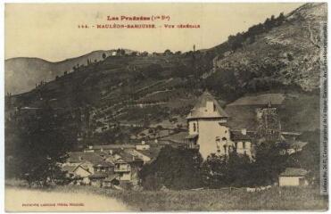 1 vue - Les Pyrénées (1re série). 144. Mauléon-Barousse : vue générale. - Toulouse : phototypie Labouche frères, [entre 1905 et 1918]. - Carte postale (ouvre la visionneuse)