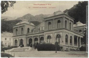 1 vue  - Les Pyrénées 6e série. 22. Vernet-les-Bains : le casino. - Toulouse : phototypie Labouche frères, [entre 1905 et 1918]. - Carte postale (ouvre la visionneuse)