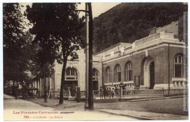 1 vue - Les Pyrénées Centrales. 786. Luchon [Bagnères-de-Luchon] : la poste. - Toulouse : phototypie Labouche frères, [entre 1918 et 1937], tampon d\'édition du 28 mai 1921. - Carte postale (ouvre la visionneuse)