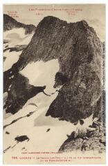 1 vue Les Pyrénées Centrales (1re série). 794. Luchon : le Crabioules (3117 m.) vu du pic intermédiaire ou du Passage (3099 m.). - Toulouse : phototypie Labouche frères, [entre 1930 et 1937]. - Carte postale