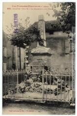 2 vues Les Pyrénées Centrales (1e série). 858. Chaum (Haute-Garonne) : le monument aux morts. - Toulouse : phototypie Labouche frères, [entre 1918 et 1937], tampon d'édition du 16 juin 1925. - Carte postale