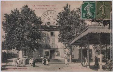 2 vues - Le Tarn-et-Garonne. 8. Lamagistère : la mairie. - Toulouse : phototypie Labouche frères, marque LF au verso ; Lamagistère : A. Ferbeyre, [entre 1911 et 1925]. - Carte postale (ouvre la visionneuse)