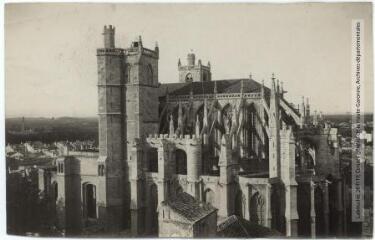 2 vues - L\'Aude. 502. Narbonne - 2 - : la cathédrale Saint-Just / photographie Henri Jansou (1874-1966). - Toulouse : maison Labouche frères, [entre 1900 et 1940]. - Photographie (ouvre la visionneuse)