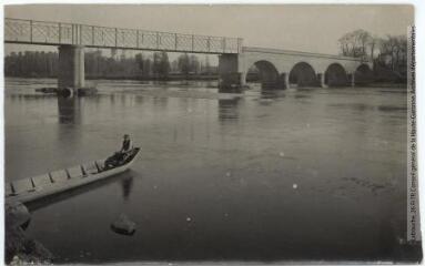 2 vues  - La Haute-Garonne. 191. Pinsaguel : le pont sur la Garonne / photographie Henri Jansou (1874-1966). - Toulouse : maison Labouche frères, [entre 1900 et 1940]. - Photographie (ouvre la visionneuse)