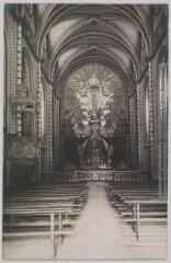 2 vues - 9. J.A.O.M. Seu de Urgel [La Seu d\'Urgell] : interior de la iglesia del seminario. - Toulouse : maison Labouche frères, [entre 1900 et 1920]. - Photographie (ouvre la visionneuse)