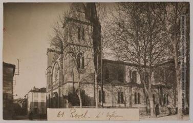 4 vues  - La Montagne Noire. 61. Revel : l\'église. - Toulouse : maison Labouche frères, [entre 1900 et 1940]. - Photographie (ouvre la visionneuse)