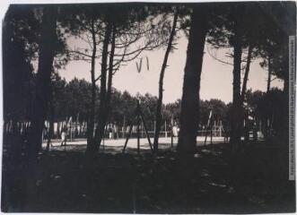 4 vues - 22. Saint-Denis-les-Bains (Ile d\'Oléron) : le tennis dans la forêt de pins. - Toulouse : phototypie Labouche frères, [entre 1930 et 1937]. - Carte postale (ouvre la visionneuse)