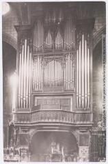 2 vues - 79. Perpignan : l\'orgue de la cathédrale / photographie Henri Jansou (1874-1966). - Toulouse : maison Labouche frères, [entre 1900 et 1940]. - Photographie (ouvre la visionneuse)