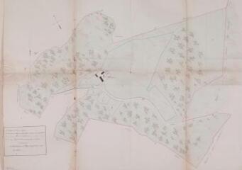 1 vue - Commune de Barbazan, plan du domaine de Gès, situé dans la commune de Barbazan. Irénée Cave. 5 juillet 1859. Ech. n.d. (ouvre la visionneuse)