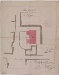1 vue Plan général d'une partie du village de Chaum. Castex, architecte. 25 février 1872. Ech. 0,005 p.m.