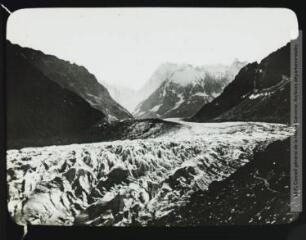 1 vue - Savoie(-Haute). Chamonix : la mer de glace. - [entre 1900 et 1920]. - Photographie (ouvre la visionneuse)