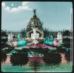 1 vue - Fontaines lumineuses Paris 1889. - [1889]. - Photographie (ouvre la visionneuse)