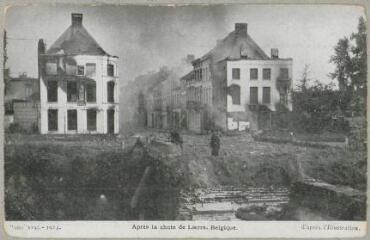 1 vue  - 1914. Après la chute de Lierre, Belgique / d\'après l\'Illustration. - [s.l] : [s.n], [entre 1914 et 1918]. - Carte postale (ouvre la visionneuse)