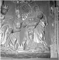 3 vues - Saint-Aventin : église Saint-Aventin : bas-relief de l\'Adoration des Mages / Jean Ribière photogr. - [entre 1950 et 1970]. - 3 photographies (ouvre la visionneuse)