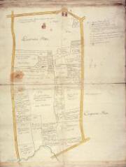 16 vues - Vallègue. Reproduction numérique du 1 G 2. Plans de 1785 correspondant à un cadastre perdu de la même époque (ouvre la visionneuse)