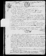 111 vues Montoulieu-Saint-Bernard. 1 E 11 registre d'état civil : naissances, mariages, décès. (collection communale)