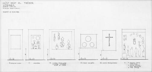 1 vue - Dossier 2 : vitrines / Bernard Calley. - 1:20. - 11 novembre 1978. - Reproduction numérique (ouvre la visionneuse)
