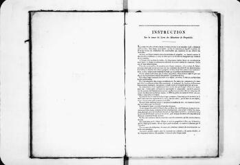 62 vues - Commune de Soueich. 1 G 5 : « Livre des mutations », 1820-[35]. Registre dos parchemin (ouvre la visionneuse)