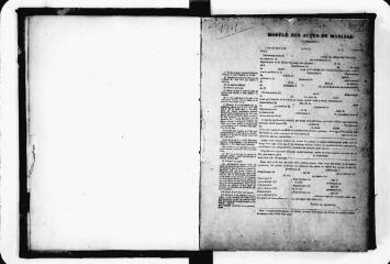 191 vues Anan. 1 E 11 Registre d'état civil : naissances, mariages, décès. (collection communale)