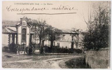 2 vues - Cornebarrieu (Hte-Gne). La Mairie. - [s.l.] : [s.n.], 1914. - Carte postale (ouvre la visionneuse)