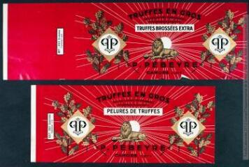 1 vue Produits alimentaires : truffes P. Pébeyre (Cahors).