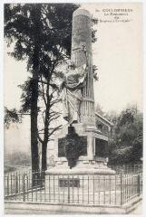 2 vues  - 60. Coulommiers : le monument du souvenir français. - Château-Thierry : J. Bourgogne imprimeur-éditeur, [vers 1917]. - Carte postale (ouvre la visionneuse)