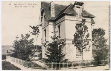 2 vues  - 44. Martigny-les-Bains : villa des Roses. - 5 juin 1915. - Carte postale (ouvre la visionneuse)