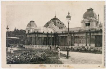 2 vues  - 17. Vittel : le café du casino. - [Paris] : [Louis Lévy], marque LL, 18 juillet 1915. - Carte postale (ouvre la visionneuse)