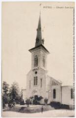 2 vues  - Vittel : chapelle Saint-Louis. - 12 juin 1916. - Carte postale (ouvre la visionneuse)