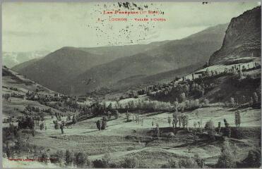 1 vue Les Pyrénées (1ère série). 5. Luchon : vallée d'Oueil. - Toulouse : phototypie Labouche Frères, marque LF au verso, [1905]. - Carte postale