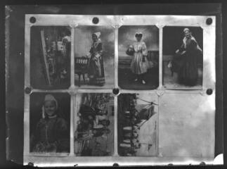 1 vue - Cartes photographiques de la Bretagne pittoresque : femmes en costume, bateau, vieillards, état-major. - [entre 1900 et 1930]. - Photographie (ouvre la visionneuse)