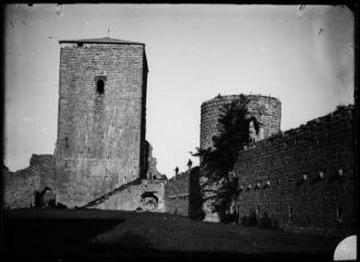 1 vue - Puivert (Aude) : intérieur du château : donjon. - [entre 1900 et 1930]. - Photographie (ouvre la visionneuse)