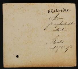 729 vues Arrouy Zénaïde à Barbé Victor.