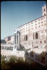 10 vues A 4588-4596. Rome : forum de Trajan, site archéologique, palais, ponts sur le Tibre, le Capitole.