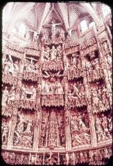 2 vues A 2255. Tolède : série de diapositives éditées par Iriscolor (Barcelone) sur la cathédrale.