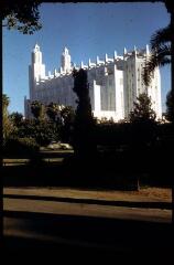 6 vues 2744-2749. Casablanca (Maroc) : banque d'Etat, palais de justice, cathédrale.